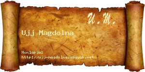 Ujj Magdolna névjegykártya